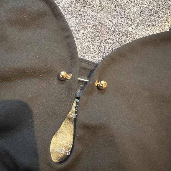 NWT Revolve H:ours Black Bodysuit Thong Sleeveless High Leg Sexy Stretchy Small - Picture 8 of 10